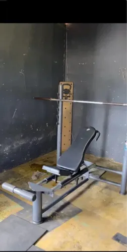 MESA SUPINO PROFISSIONAL RETO E INCLINADO + BARRA W MACIÇA PRO