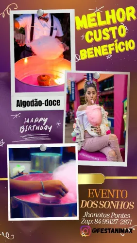 Locação Máquina De Algodão-doce