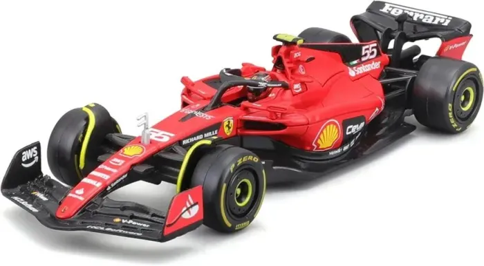 Miniatura F1 1/24 Ferrari SF-23 2023 - Carlos Sainz - Nova / Lacrada