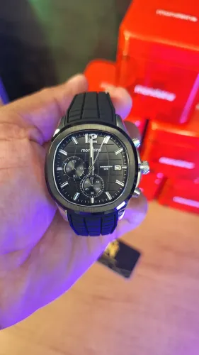 RELÓGIO MONDAINE MASCULINO AQUANAUT CRONÓGRAFO 32943GPMVCI2