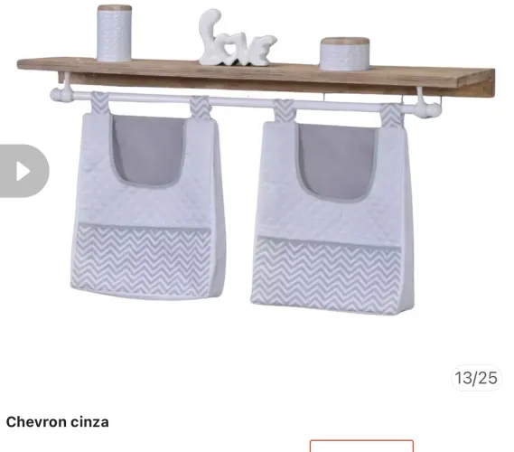2 porta fraldas para quartinho do bebê