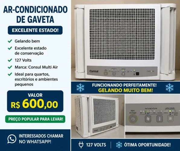 Ar condicionado de gaveta