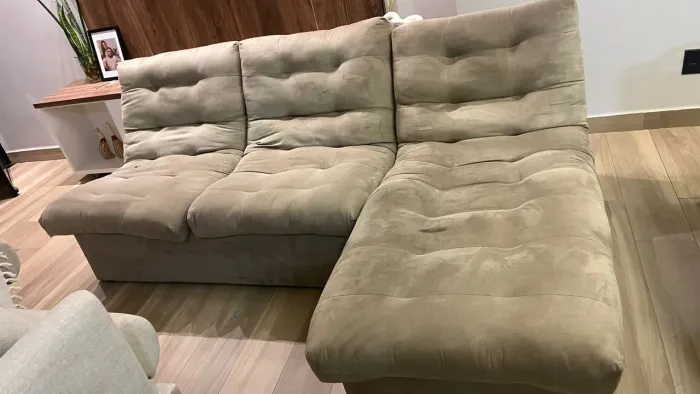 Sofá 3 lugares com chaise