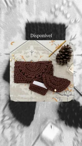 Bolsa de crochê sob encomenda