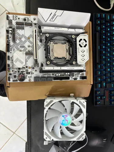 Kit placa mãe processador memória