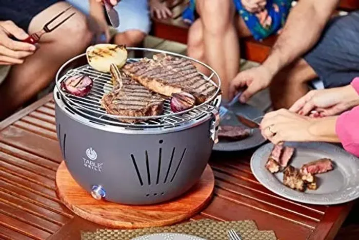 Churrasqueira a carvão, sem fumaça, Table Grill 