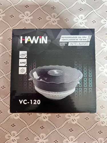 Cooler Para Processador Hawin VC-120, 120mm, Preto, HWN-VC120-BK