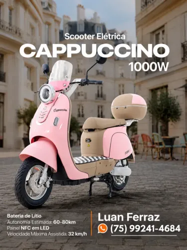 Scooter Elétrica Cappuccino 1000W