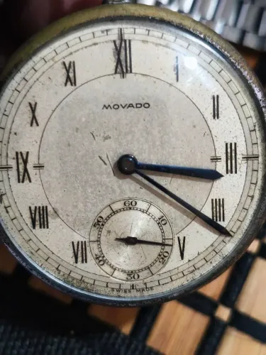 Relógio movado de bolso original funcionando 