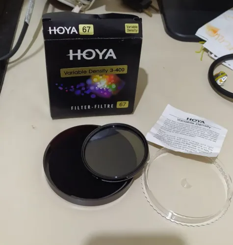 Filtros Hoya e Tiffaen para câmera DSLR
