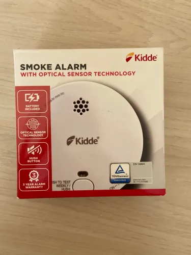 Detector de Fumaça Kidde Novo - Sensor Óptico