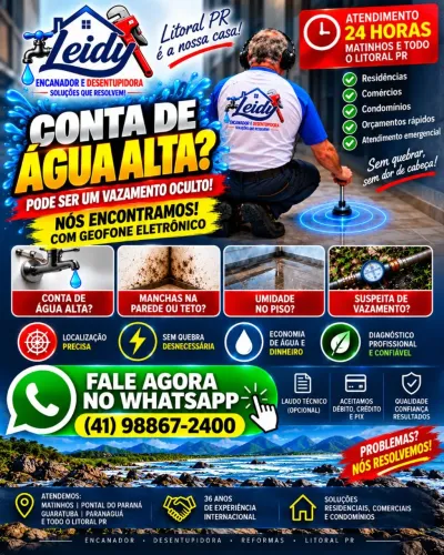 Caça vazamento 