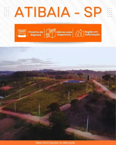 Terreno em Atibaia Parcelado no Boleto