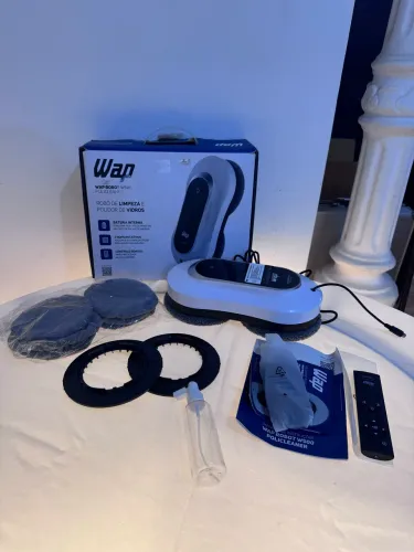 Robô de Limpeza WAP Robot W500 Policleaner 72W Bivolt Limpeza Automática Vidros e Janelas 