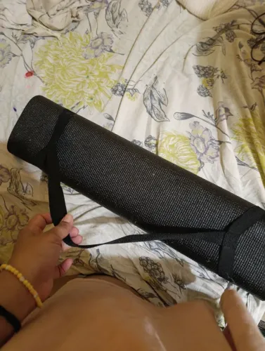Tapete de ioga seminovo