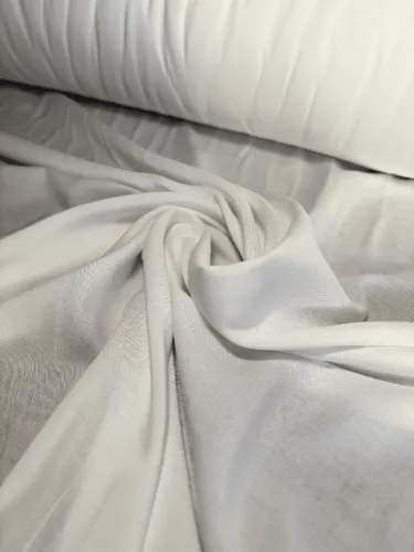 Tecido Viscolinho 100% Viscose Branco/Off White 1 Metro ( 1,00 X 1,35 )