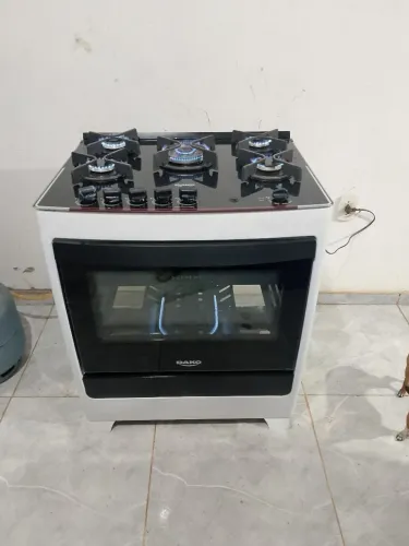 Fogão Dako 5 bocas mesa de vidro