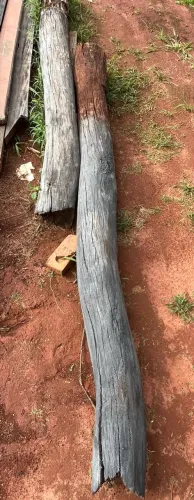 2 Postes de Aroeira medindo 2.75m cada
