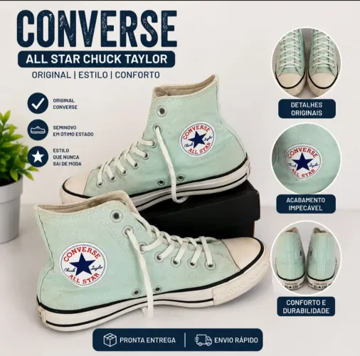 DOIS tênis ALLSTAR original n38
