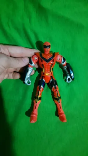 Boneco Power Rangers bandai vermelho mystical force 2005
