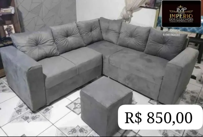 SOFÁ CANTO ENTREGA GRÁTIS