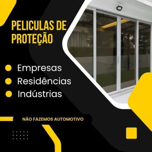 Aplicação Película fumê, jateada, blackout