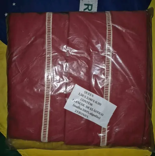 Lençol de malha tamanho Queen 