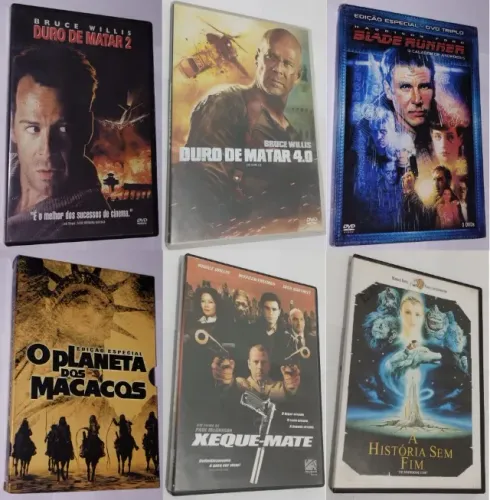 DVDs Filmes e Musicas - Usados Excelente Estado