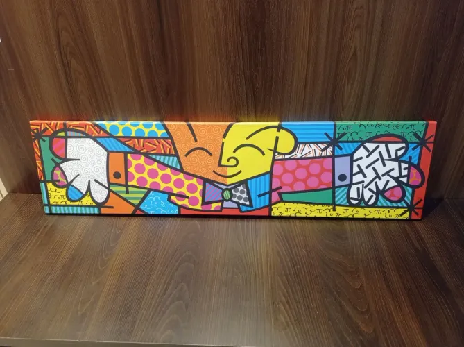 Quadro O Abraço Romero Brito