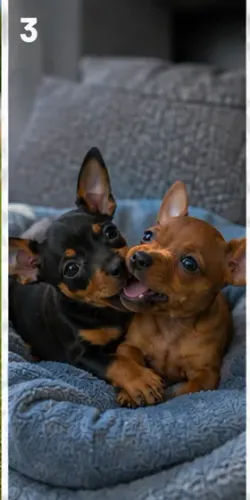 Filhotes temperamento tranquilo Pinscher/Pincher/Pinsher/Pintier