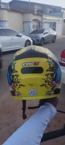Capacete fw3 com narigueira