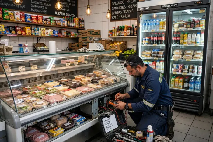 Serviço de Refrigeração atendimento a domicílio