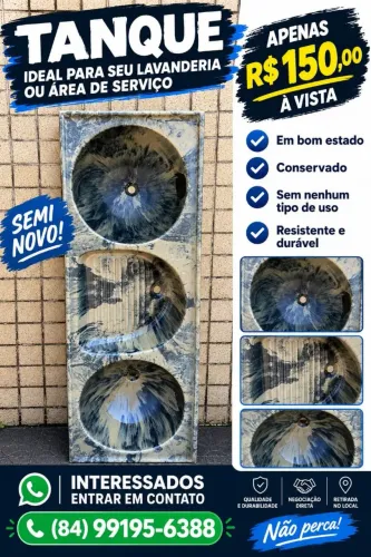 PIA/TANQUE DUPLO NUNCA INSTALADO/USADO!