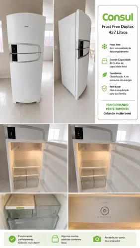 Geladeira Consul FrostFree 437L Bem Estar 