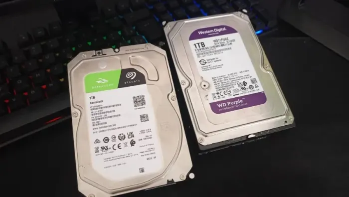 HD 1TB SATA III Seagate BarraCuda / WD Purple - Novo - PC e DVR