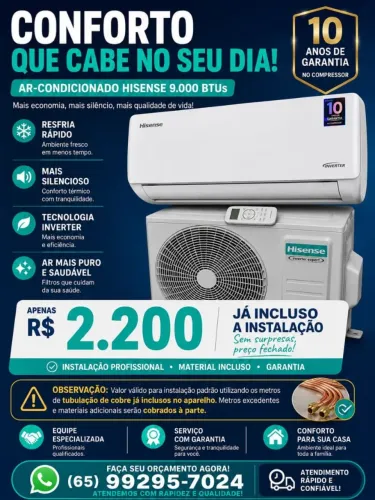 Vendo ar condicionado inverter