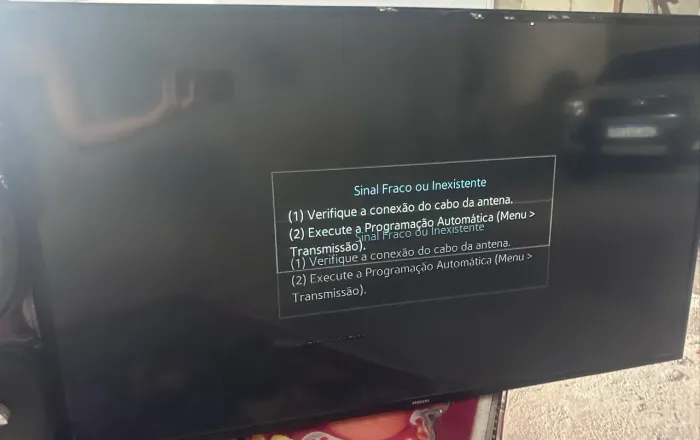 Smart tv 48 com defeito