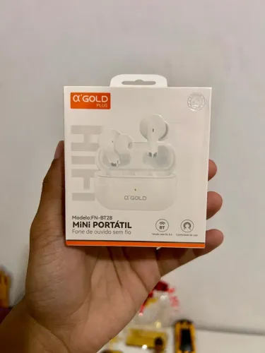 Fone Sem Fio A'Gold FN-BT28 ? Novo Lacrado ? IPX4 / Toque / Som HD