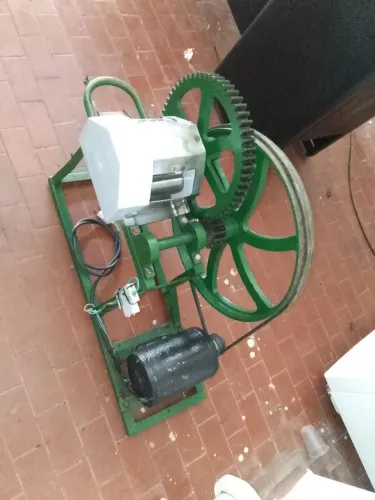 Engenho de cana com motor com rolos de inox