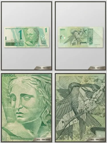 Cédula Antiga R$ 1,00 Real (Ano 1994) - Colecionadores