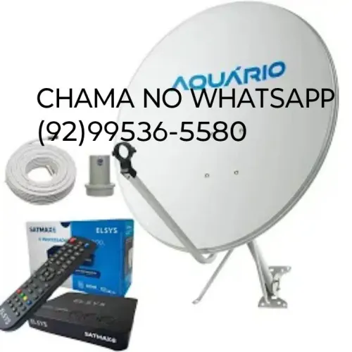 Antena Parabólica+Instalação inclusa