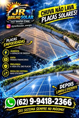 Limpeza profissional de placas solares(62)9- *