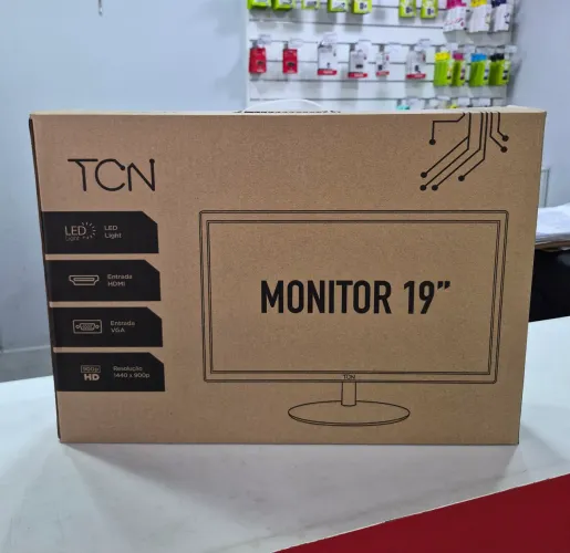 Monitor 19" LED HD TCN Oneview 75Hz HDMI/VGA com Base Redonda