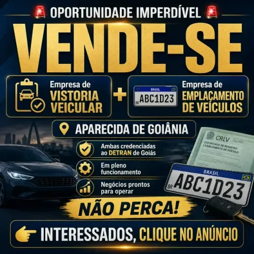 Vistoria veicular de veículos credenciado ao detran goias em aparecida  de goiania