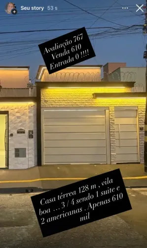 CASA MODERNA COM PÉ-DIREITO DUPLO E ÁREA GOURMET OPORTUNIDADE!