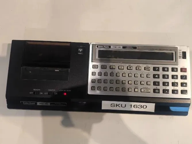 Microcomputador Vintage Radio Shack TRS-80 Pocket Computer PC-1 Com Impressora Raro