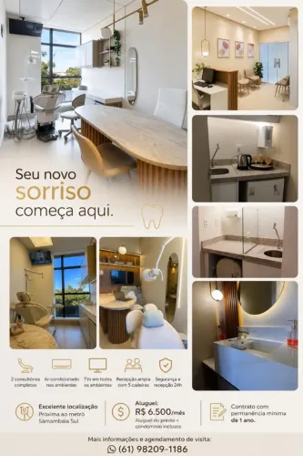 Aluga-se Clínica Odontológica Montada | Samambaia Sul