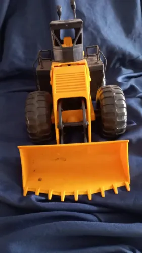 Trator retro escavadeira - brinquedo