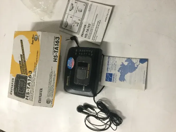 walkman antigo novo na caixa aiwa