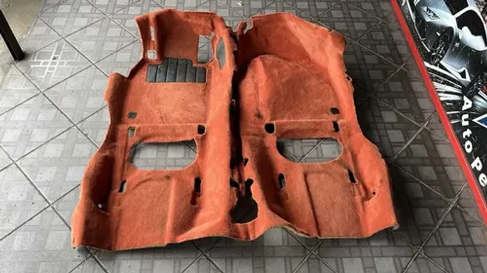 Carpete Porsche 911 2004/2012 Laranja